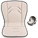 BabyCANGAROO® Funda para asiento de cochecito, universal, reductor de capazo, trona para bebé, colchón transpirable, algodón Oeko-Tex, 100% fabricado en Italia (gris)