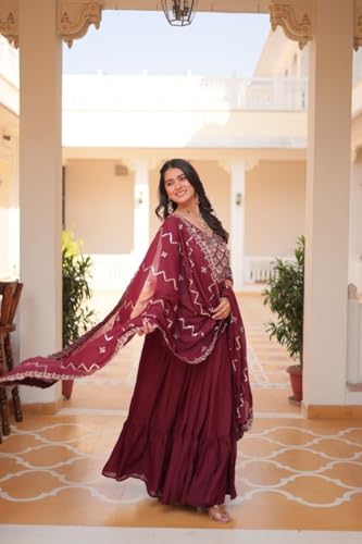 Robe Anarkali indienne 11301 costume de soirée fluide cache-formes