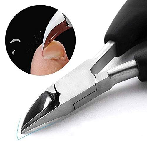 Image of Professional Surgical Grade Stainless Steel Ingrown Big Thick Nails Nippers Cutters with File for Elderly, Seniors, Men