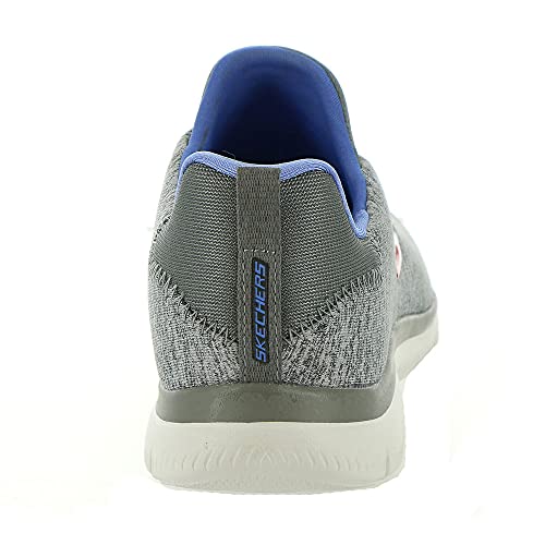 Image of Skechers Women's, Summits - Quick Getaway Sneaker - Wide Width Grey Blue 10 W