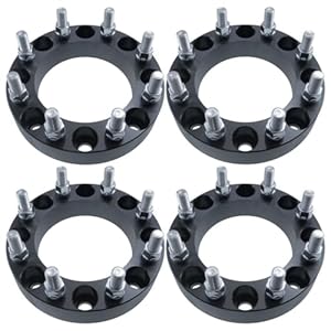 Gcuhtke Set Of 4 1.5&Quot; 8 Lug Truck Wheel Spacers Fits 4X4 4X2 8 Lug -(Black) 8 41zd+gjaiwl. sl500 . ss300