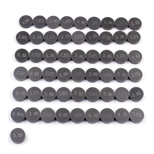 Kit de cales de réglage de soupape pour moto tout-terrain 10,0 mm H