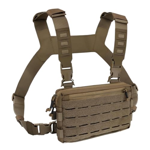 de pecho | Arnés para correr - Bolsillo de liberación rápida Correas ajustables Seguridad antirrobo para viajes Entrenamiento Bicicleta Moto Gimnasio Completa