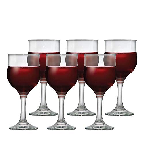 Jogo de Taças de Vinho Barcelona Vidro 240ml 6 Pcs - Ruvolo