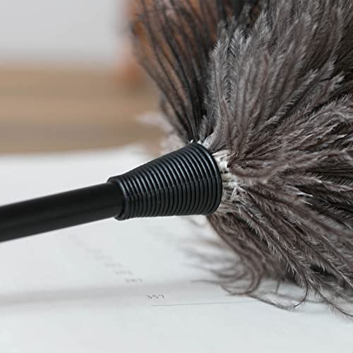 Image of Ostrich Duster Feather Clean Brush with Long Handle Computer Dust Removal for Home Bedroom Dormitory Keyboard for Dust Brush for Keyboard