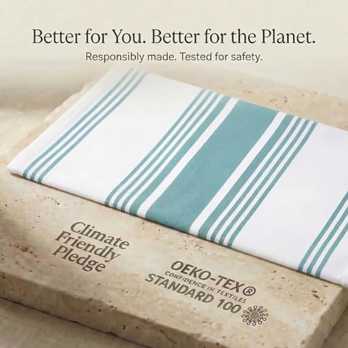 Urban Villa Kitchen Towels Cotton Dish Towels 20”x30” (Set of 6) Aqua by Urban Villa - Used condition - Image 9