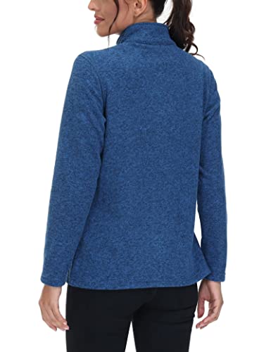 Magcomsen Fleece Jackets Women With Pockets Fleece Lined Jackets Thicken Athletic Jackets Running Jackets For Women Heavyweight Warm Winter Jackets #TOP3