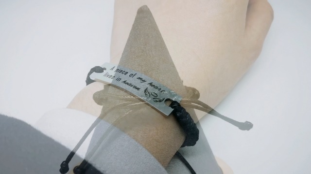 Pulsera A Piece of My Heart Lives In Heaven miniatura 7
