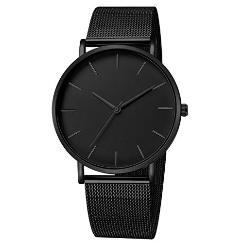 OSOLVE Reloj para Hombre, Reloj para Hombre 2023, Relojes de Cuarzo de Lujo de la Mejor Marca, Reloj de Pulsera de Malla Ultrafino Simple de Negocios, Reloj para Hombre
