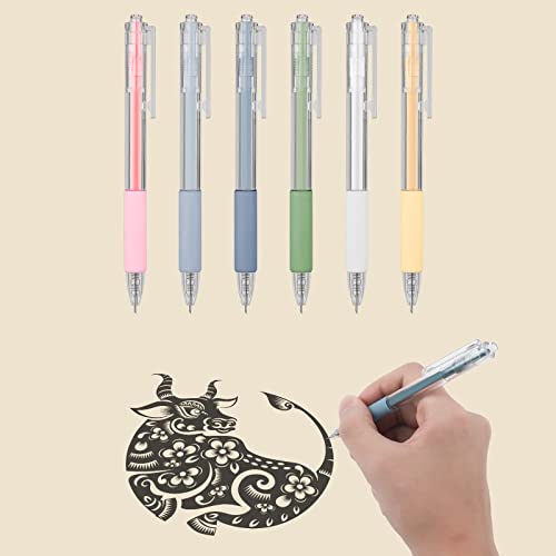 6Pcs Craft Cutting Paper Pen Cutter Tool, Abs Resin Utility Knife Pen Art Utility Precision Blade Knife For Diy Scrapbooking Art (6 Colors) #TOP2