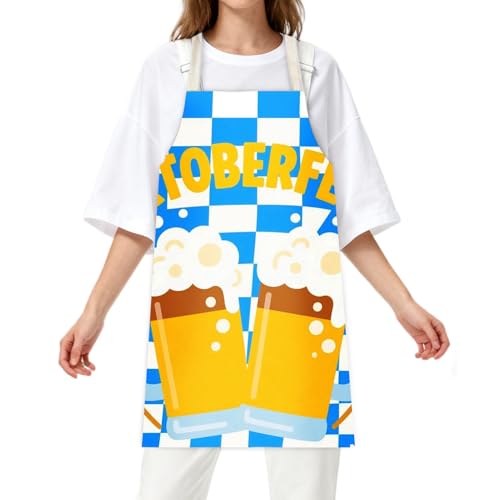 Genérico Delantal De Oktoberfest | Delantal de Disfraces para Fiesta de Cerveza | Regalo De Fiesta Transpirable Para Festival De Cerveza - Suministros Para Asados Hornear Cocinar Reuniones