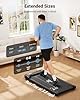 THERUN Walking Pad with Longer Running Belt, Portable Mini Treadmills for Home/Office, Walking Pad Treadmill 2.5HP, Walking Jogging Machine with 300 lbs Weight Capacity Remote Control LED Display