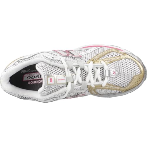 Image of New Balance 1906R Women's Shoes, Silver Metallic /Dragon Berry /White, Size 6