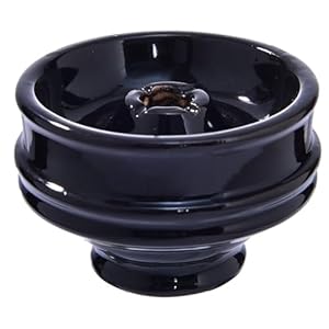 Hookah Bowl Tobacco Bowl Ceramic Shisha Hookah Pipe Accessories (78MM)