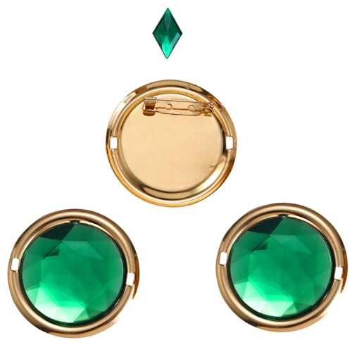 5Pcs Halloween Cosplay Waist Belt for Women, Acrylic Gems Rhinestone Belts with Adjustable Chain3