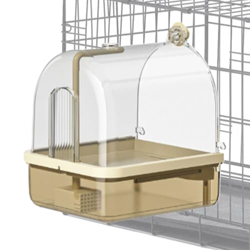 Station de bain automatique pour perroquets perruche ondulée avec perchoir - 8