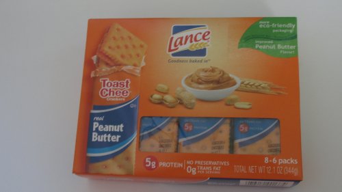 Lance Toast Chee Crackers Peanut Butter - 8 CT