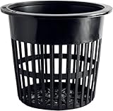 4 inch Net Pots Cz Garden All Star Round Heavy Duty Net Cups WIDE LIP Design - Orchids, Aquaponics, Hydroponics Slotted Mesh