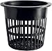 25 pack - 4 inch Round HEAVY DUTY Net Cups Pots WIDE LIP Design - Orchids • Aquaponics • Aquaculture • Hydroponics Slotted Mesh by Cz Garden Supply (4 inch Cz All Star Net Pots - Black)