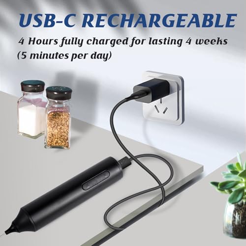 image for FoodVille MF05 Rechargeable Milk Frother USB Charging Handheld Foam Ma