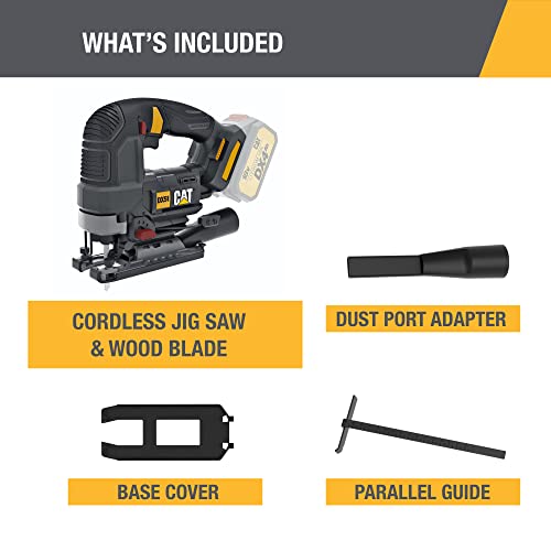 Cat® 18V 1 FOR ALL Cordless Jig Saw with Brushless Motor (Tool Only) - DX51B - image 3