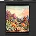DJYQBFA Desert Stone Cactus Dishwasher Magnet Cover Decorative Refrigerator Covers Magnetic Reusable Dishwasher Door Cover Kitchen Appliance Sticker Cover 23x26Inch