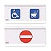 Turnstile Handicap Symbol/No Entry Gate Signage
