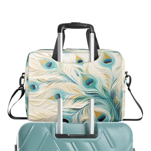 Bolso para portátil con impresión artística y correa 15.7in miniatura 7