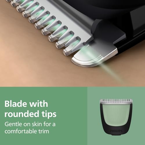 Image of Philips India's No.1 Men's Trimmer | Single stroke beard trimming | 10-in-1 All in One Grooming Kit- Head to Toe | Detail trimmer attachment | 90 min. runtime | 5 yrs* warranty | MG3941