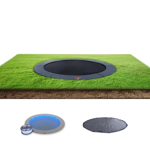 Avyna Premium Round In-Ground Trampoline, 15 FT, 14 FT...
