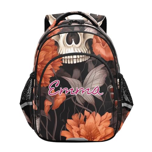 Sac à dos crânes marron pour ordinateur portable : de la classe au weekend