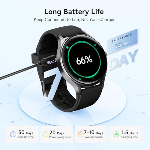 Image of Smart Watch for men,1.57'' AMOLED Touchscreen Compatible with Android&iOS