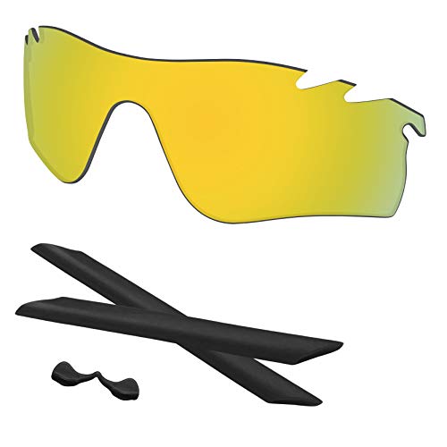 Image of RadarLock Path Lenses & Rubber Kits Replacement for Oakley Sunglass OO9181 Polarized