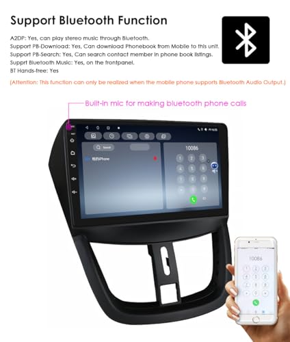 Autoradio Peugeot 207 Android 13 Ossuret 9" GPS - 4