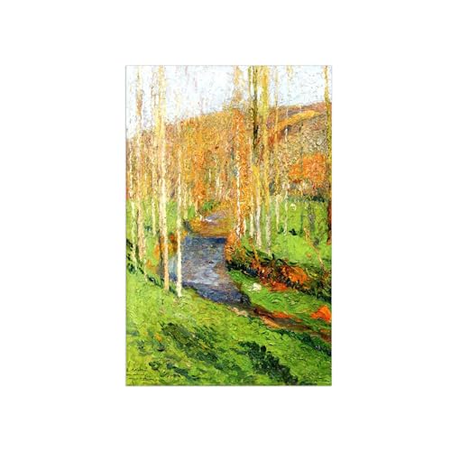Impression sur Toile Célèbre Peinture Verte Grand Format 70x115cm