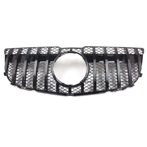 Calandre Noire GT Style Sans Trou Caméra pour Benz GLK X204 13-15