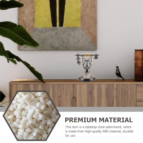 Reloj de escritorio Healeved funcional de ABS con diseño creativo de teléfono 4