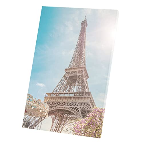 Affiche Tour Eiffel au soleil photo Paris haute définition sur toile fine 30x45cm