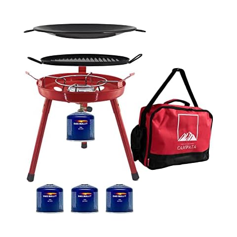 Barbacoa de gas Campata multifuncional con hornillo y parrilla portátil Cover
