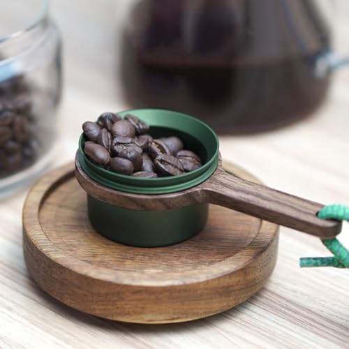 Cuillère doseuse à café 12g en bois noble pour dose parfaite