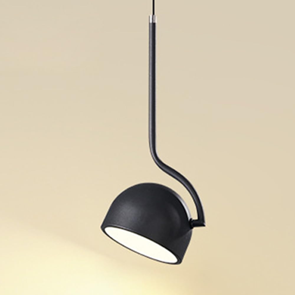 CSXSXAUO LED Pendant Light Modern Hanging Lamp Single Ceiling Lighting Fixture 360° Adjustable Small Chandelier 12W Suspended Lights for Dining Room Bedroom Bedside Cafe Bar Star of