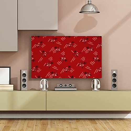 Image of Glassiano Marigold Dustproof Printed 43 inch LED TV Cover Screen Protector Compatible for All Models, Print 34