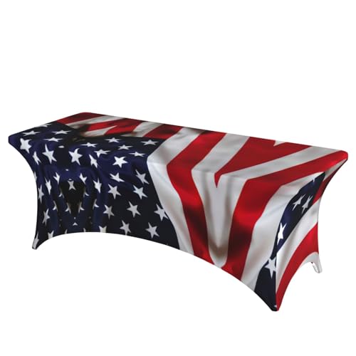 Nappe de table extensible anti-pli pour dissimuler les pieds de table