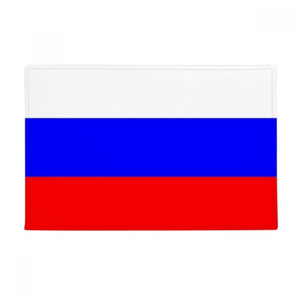 Tapis anti-dérapant drapeau Russie 40x60 cm pour sécuriser la salle de bain
