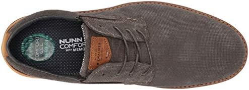 Nunn Bush Men's Barklay Plain Toe Oxford, Gray W/Light Sole,8.5 W US | Image 4
