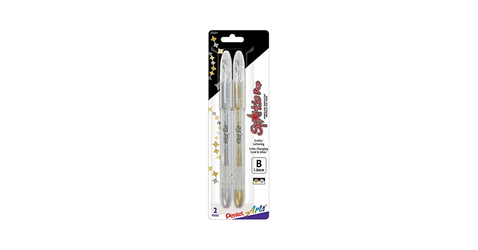 Amazon.com: Pentel Arts Sparkle Pop Metallic Gel Pen, 1.0mm