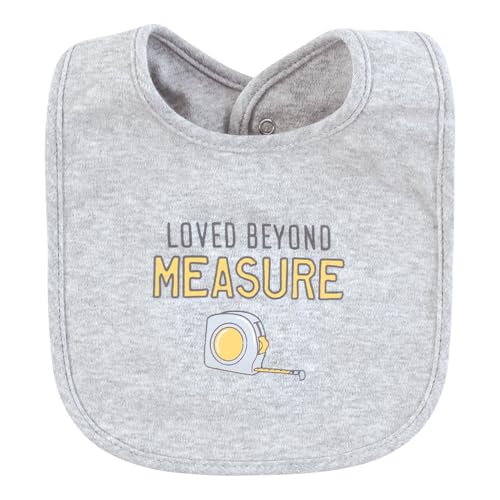 Image of Hudson Baby Infant Boy Cotton Bibs, Construction Work, One Size