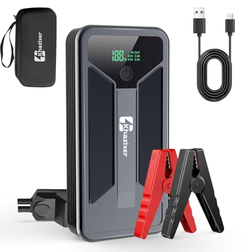 ET02 4000A Car Jump Starter with LCD and Flashlight