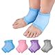 4 Paar Fersensocken, Hydra Fersensocken, Moisturizing Gel Fersen Socken, Zehenlose Socken, Bequem Weich Belüftet, für Rissige Fersen, Trockene Harte Gerissene Haut, Hautpflege