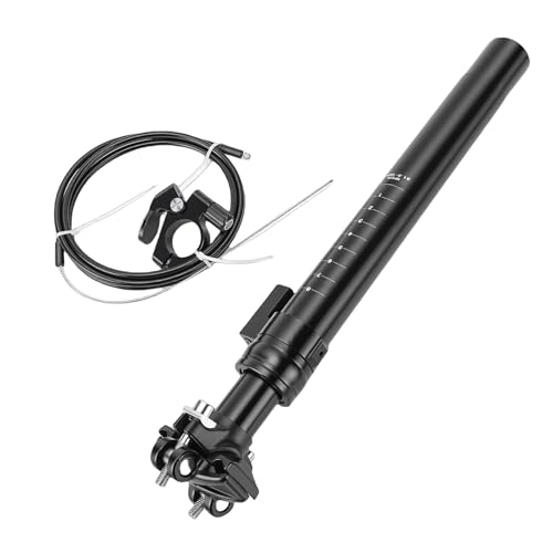Tige selle réglable de vélo en aluminium avec câble externe